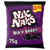 Nik Naks Rib 'N' Saucy Crisps 75g (Pack of 20)