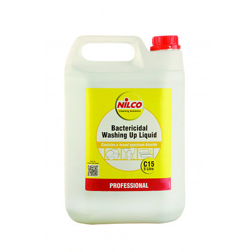 Nilco Bacterial Washing-Up Liquid 5Ltr (Pack of 1)
