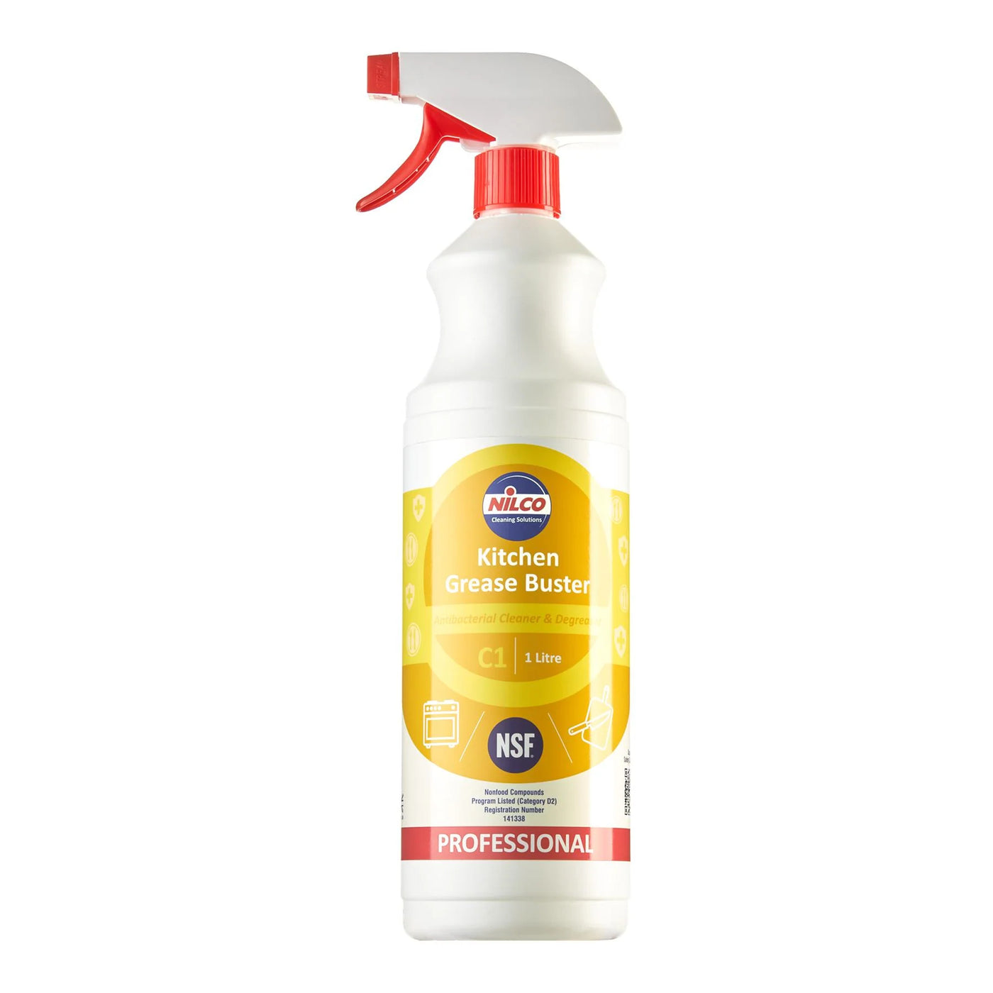 Nilco Cleaning Solutions Professional Kitchen Grease Buster C1 (1Litre) (Pack of 1)