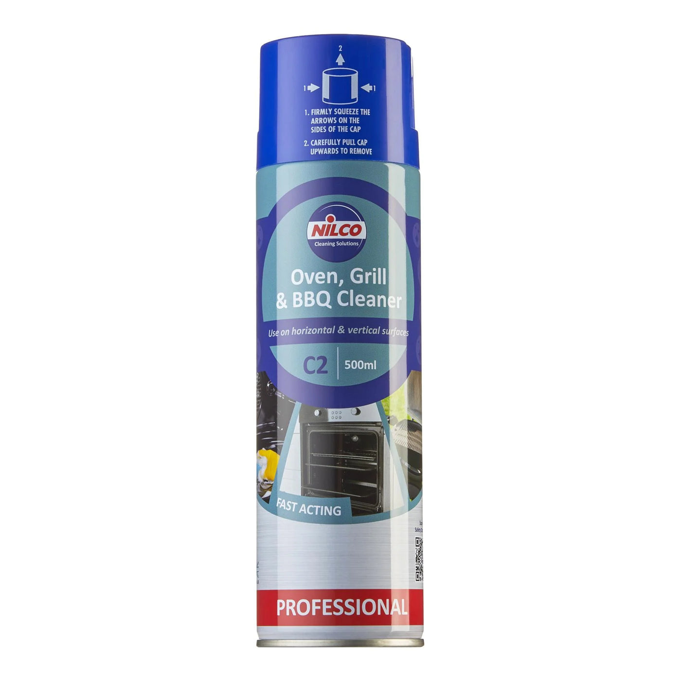 Nilco Professional Oven, Grill & BBQ Cleaner C2 500ml (Pack of 1)