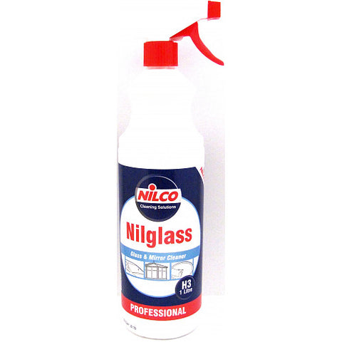 Nilco Nilglass Professional Glass & Mirror Cleaner 1 Litre (Pack of 1)