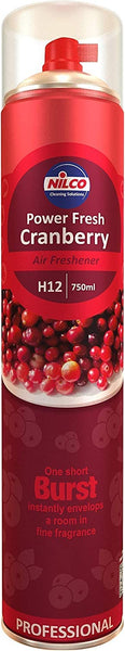 Nilco Professional Power Fresh Cranberry Air Freshener 750ml (Pack of 1)