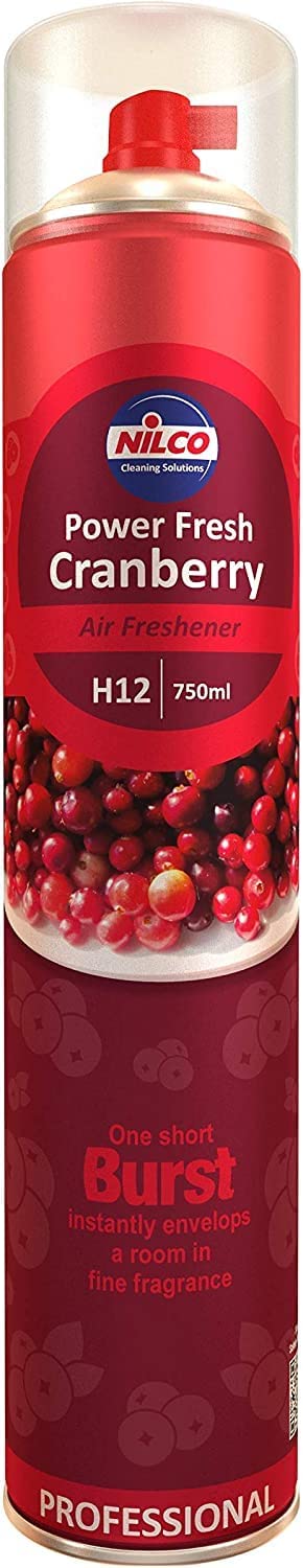 Nilco Professional Power Fresh Cranberry Air Freshener 750ml (Pack of 1)