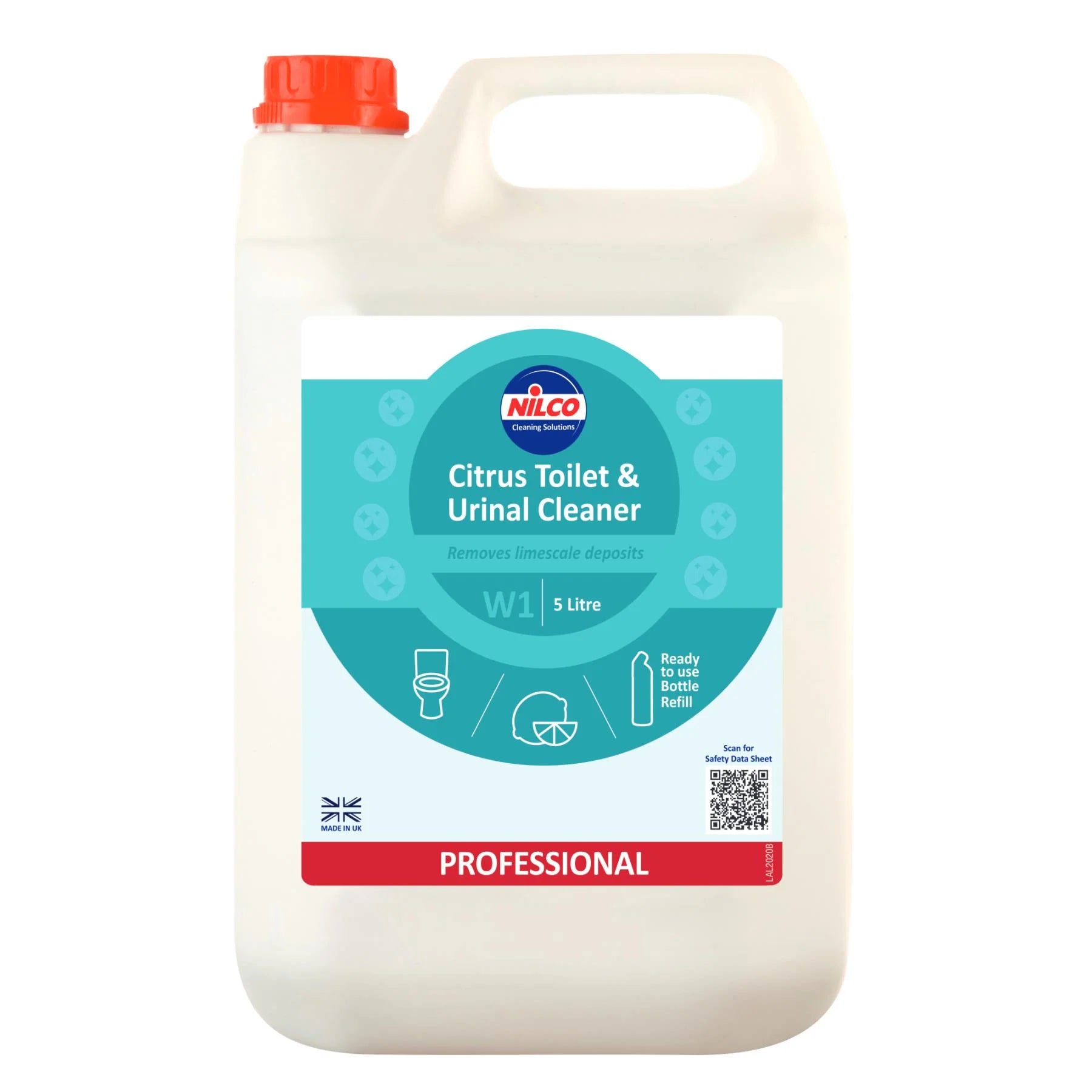 Nilco Citrus Toilet & Urinal Cleaner W1 (5L) (Pack of 1)