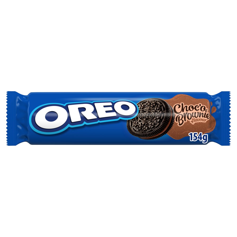 OREO Choco Brownie Sandwich Biscuits 154g (Pack of 16)