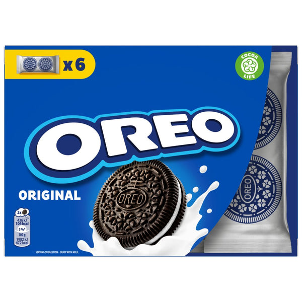 OREO Original Vanilla Sandwich Biscuits 132g (Pack of 7)