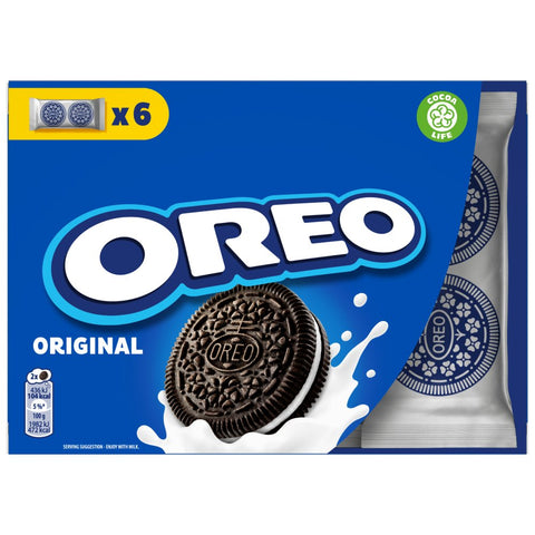 OREO Original Vanilla Sandwich Biscuits 132g (Pack of 7)