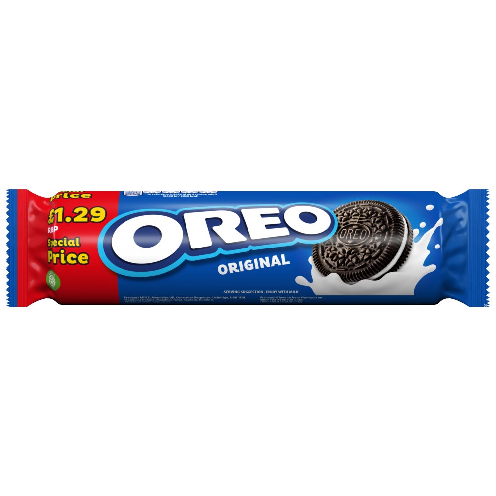 Oreo Original Sandwich Biscuits 154g (Pack of 16)