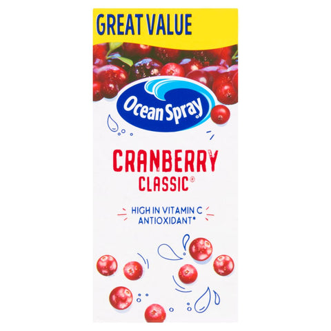 Ocean Spray Cranberry Classic 1 Litre (Pack of 12)