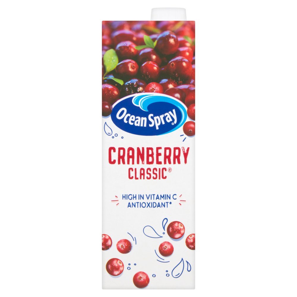 Ocean Spray Cranberry Classic 1 Litre (Pack of 12)