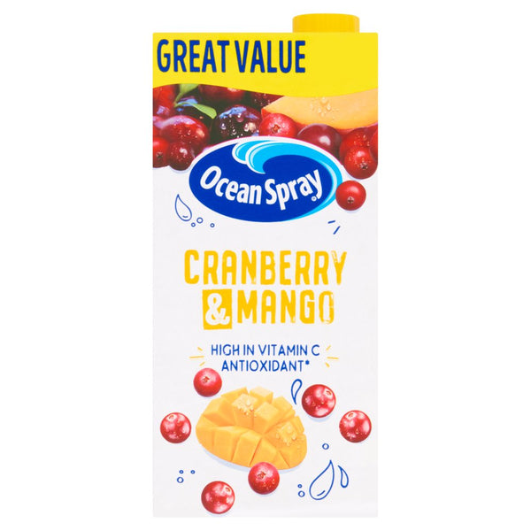 Ocean Spray Cranberry & Mango 1 Litre (Pack of 12)