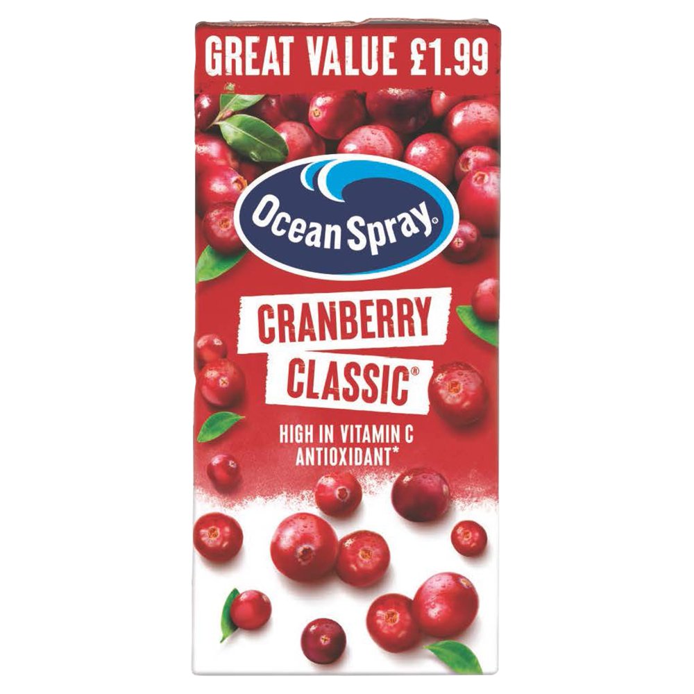 Ocean Spray Cranberry Classic 1 Litre (Pack of 12)
