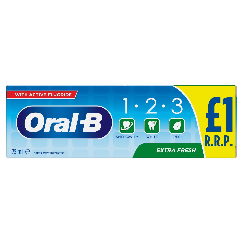 Oral-B 123 Toothpaste 75ml (Pack of 12)