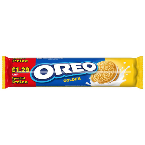 Oreo Golden Sandwich Biscuits 154g (Pack of 16)