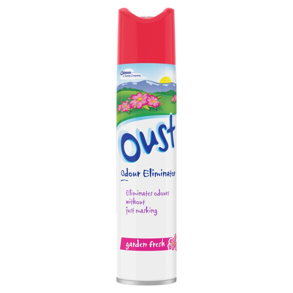 Oust Odour Eliminator Aerosol Garden Fresh Air Freshener 300ml (Pack of 1)