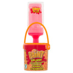 Paint Splash Fruit Flavour Lollipops with Sherbet Dip Orange & Strawberry 39g (Pack of 12)
