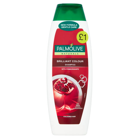 Palmolive Naturals Shampoo Brilliant Colour with Pomegranate 350ml (Pack of 6)