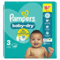 Pampers Baby-Dry Size 3, 30 Nappies, 6kg-10kg, Carry Pack