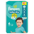 Pampers Baby-Dry Size 6, 19 Nappies, 13kg-18kg, Carry Pack (Pak of 4)