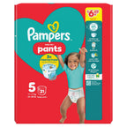 Pampers Baby-Dry Pants Size 5, 21 Nappies, 11kg-17kg, Carry Pack (Pack of 4)