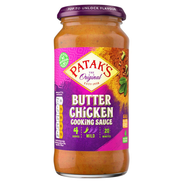 Patak's Butter Chicken Cooking Sauce 450g (Pack of 6)