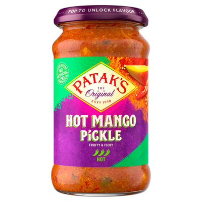 Patak's Hot Mango Pickle 283g (Pack of 6)