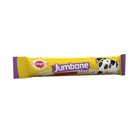 Pedigree Jumbone Maxi Adult Large Dog Treat Beef & Poultry 1 Chew 180g (Pack of 12)