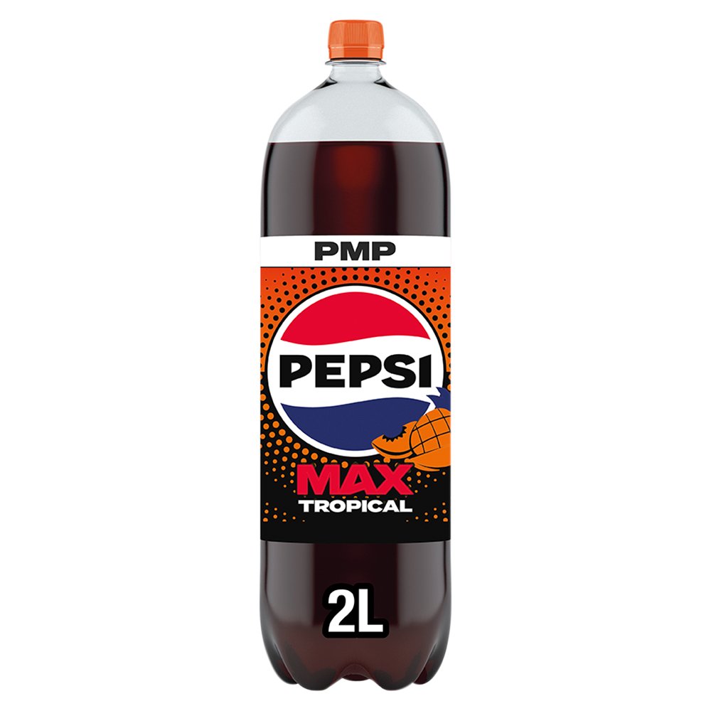 Pepsi Max Tropical Bottle 2L (Pack of 6)