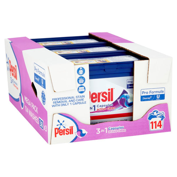 Persil Pro Formula 3 in 1 Capsules Active Clean 3.08kg (Pack of 1)