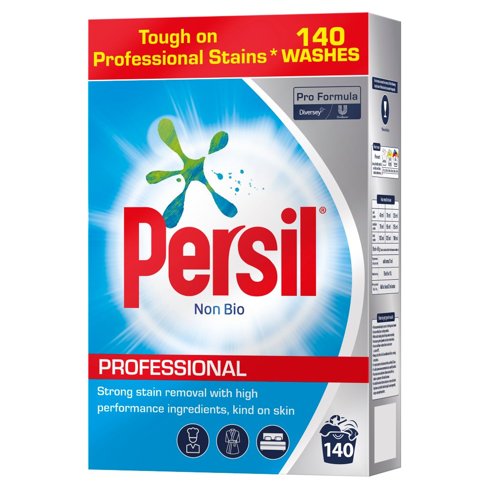 Persil Pro Formula Professional Non Biological Powder 140 Washes 8.4kg (Pack of 1)