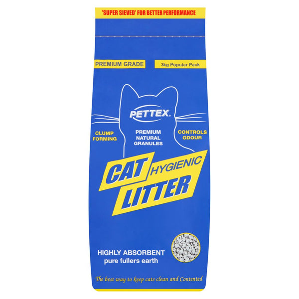 Pettex Cat Hygienic Litter 3kg (Pack of 6)