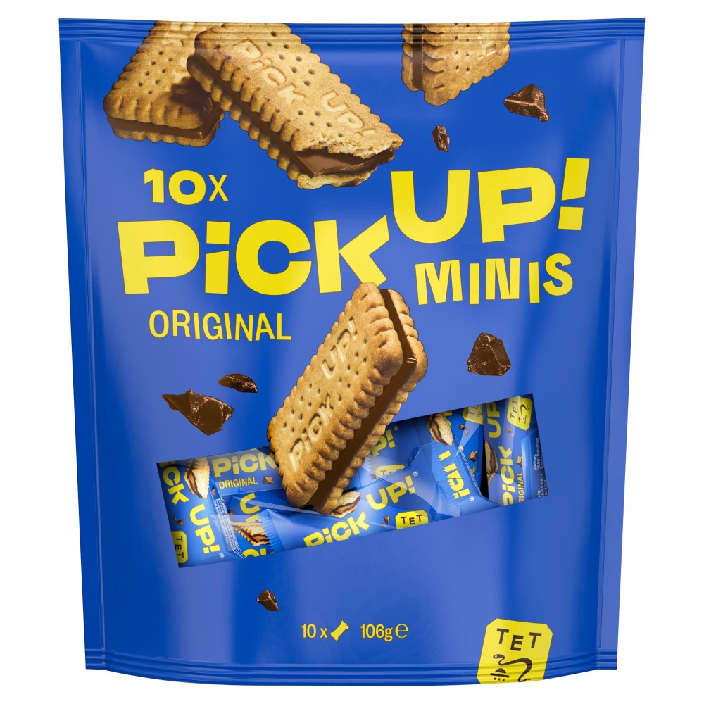 Bahlsen Pick Up! Minis Milk Chocolate 10 x 10.6g (106g) (Pack of 14)