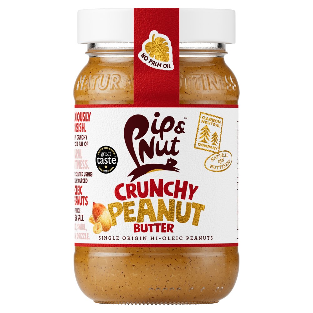 Pip & Nut Crunchy Peanut Butter 300g (Pack of 6)