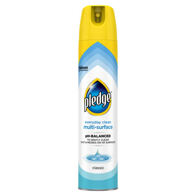 Pledge Everyday Clean, Multi-Surface Aerosol, Classic, 250ml (Pack of 6)