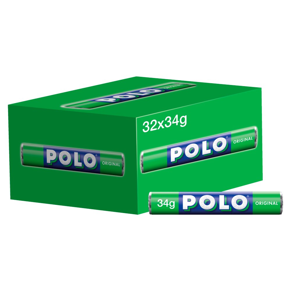 Polo Original Mint Tube 34g (Pack of 32)