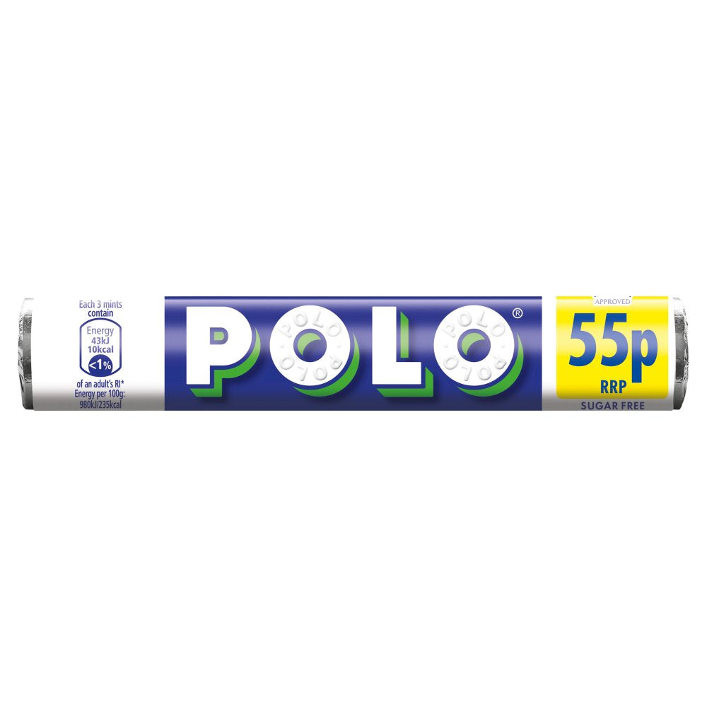 Polo Sugar Free Mint Tube 33.4g (Pack of 32)