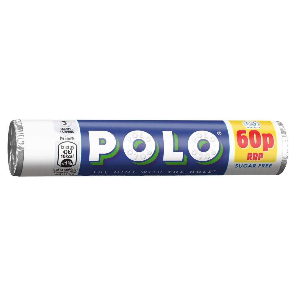 Polo Sugar Free Mint Tube 33.4g (Pack of 32)