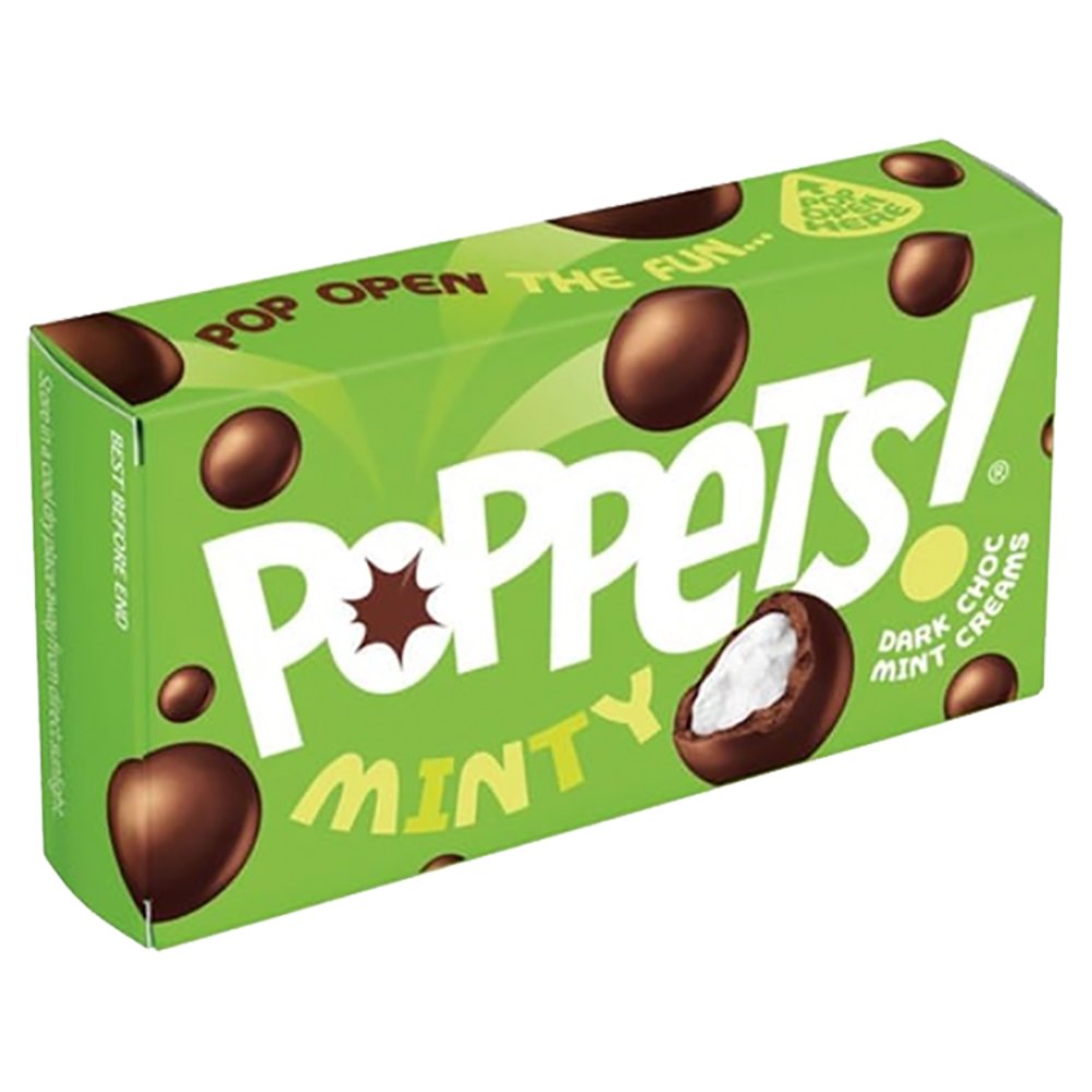 Poppets Dark Choc Mint Creams 40g (Pack of 36)