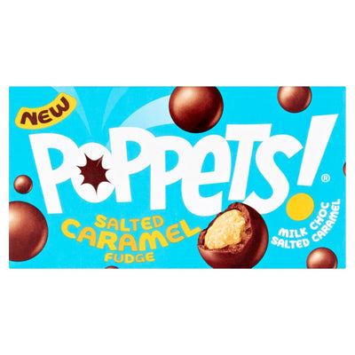 Poppets Salted Caramel Fudge 40g (Pack of 36)