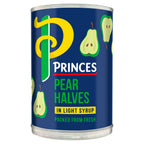 Princes Pear Halves in Light Syrup 410g (Pack of 6)
