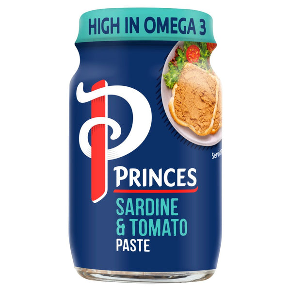 Princes Sardine & Tomato Paste 75g (Pack of 12)