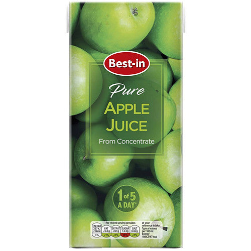 Bestin Pure Apple Juice 1Ltr (Pack of 12)