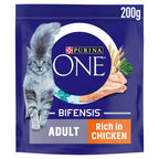 Purina ONE Bifensis Adult Rich in Chicken 200g (Pack of 6)