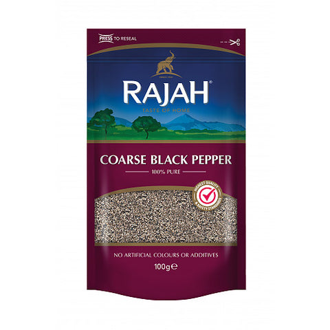 Rajah Coarse Black Pepper 100g (Pack of 10)