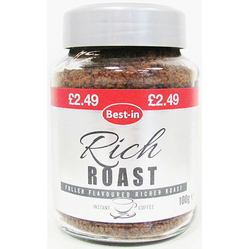 Bestin Rich Roast Instant Coffee 100g (Pack of 6)