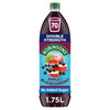 Robinsons Double Strength Apple & Blackcurrant No Added Sugar Fruit Squash 1.75L (Pack of 1)