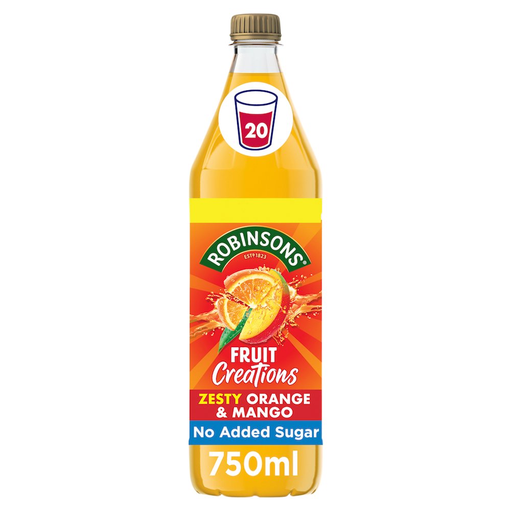 Robinsons Fruit Creations Orange & Mango 750ml (Pack of 8)