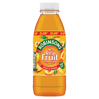 Robinsons Ready to Drink Peach & Mango Juice Drink 500ml (Pack of 12)