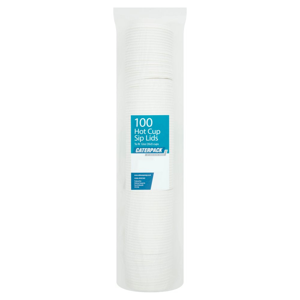 Caterpack 12oz Paper cup sip lids (Pack of 10)