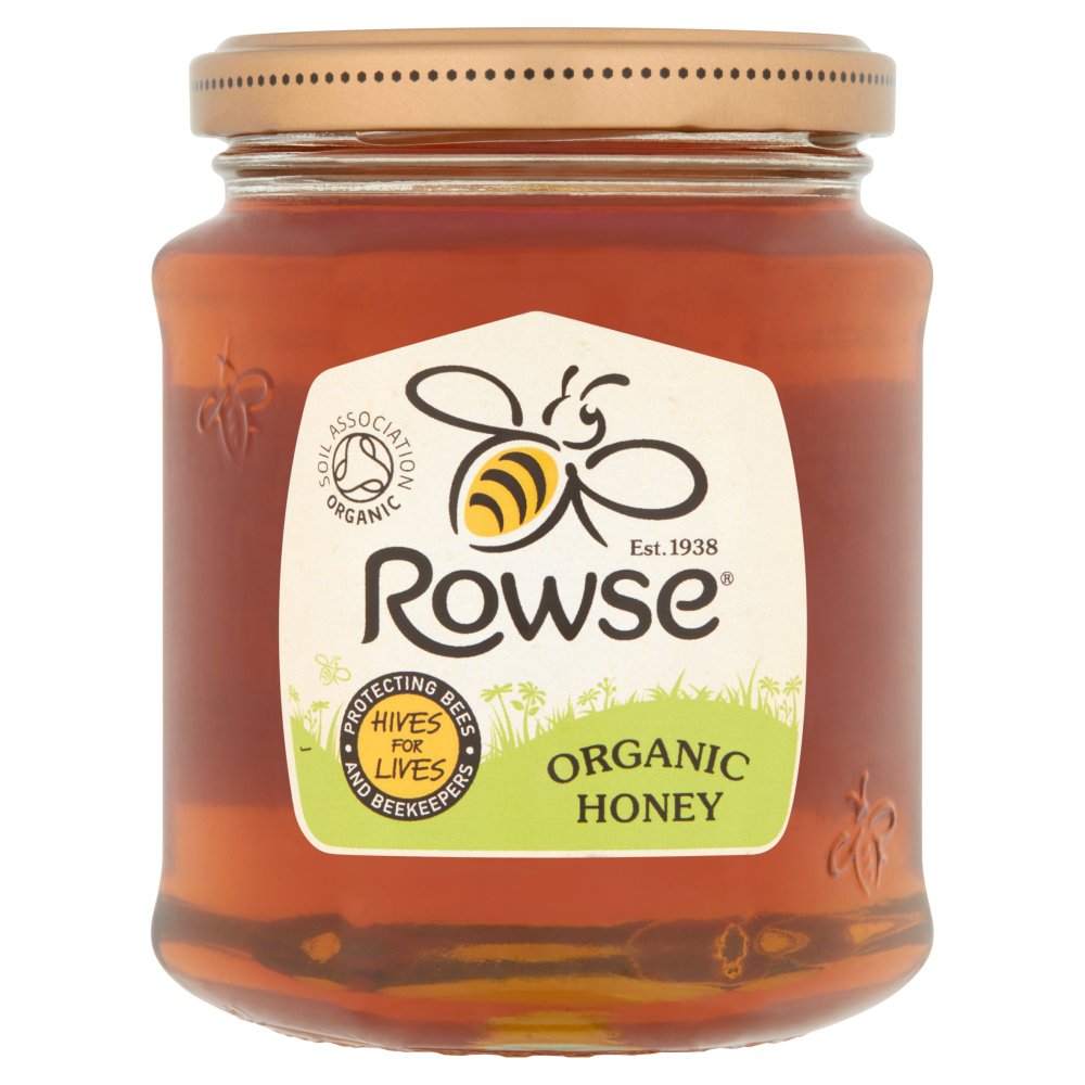 Rowse Organic Honey Jar 340g (Pack of 6)